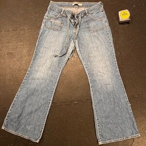 Flare bottom jeans size 12 by Old Navy